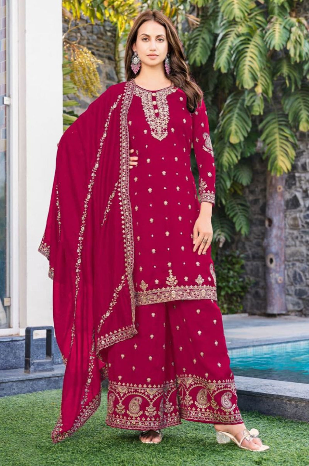 Pink Other Salwar Kameez - SFSA566001R