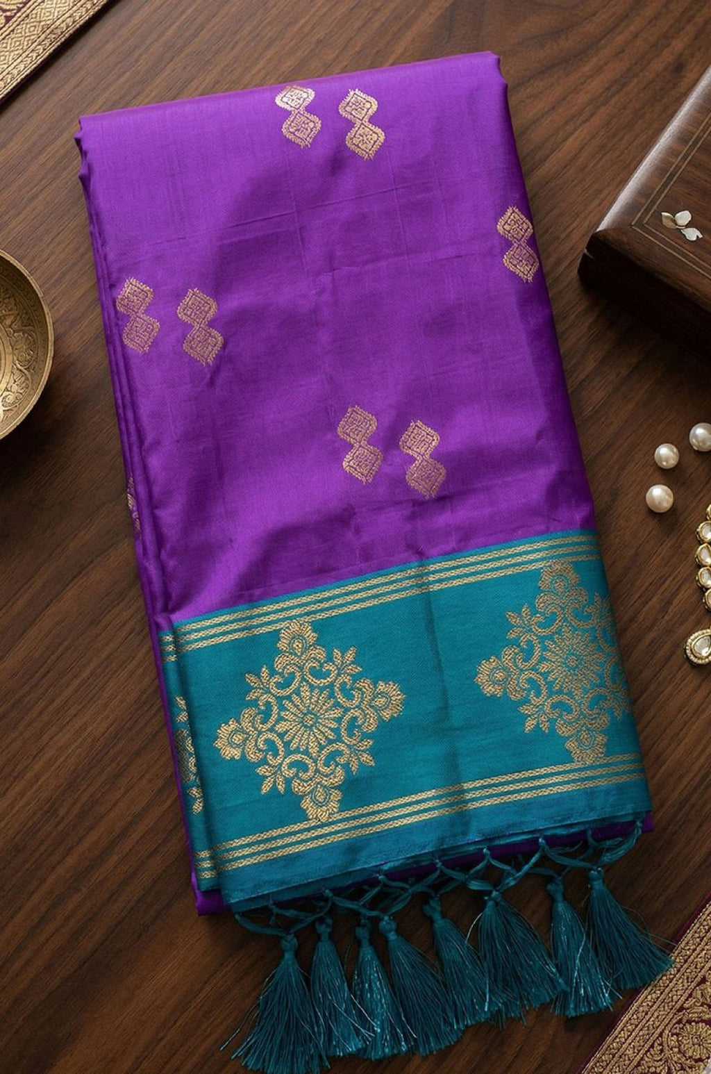 Purple Silk Sarees - SFAST20801