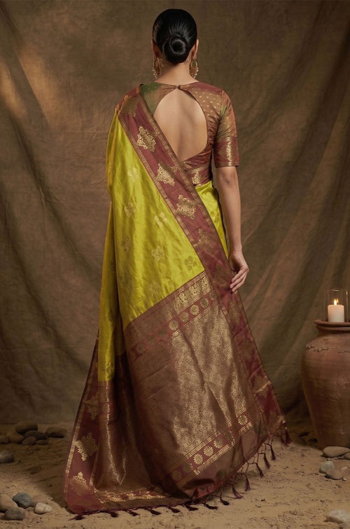Green Silk Sarees - SFAST20804