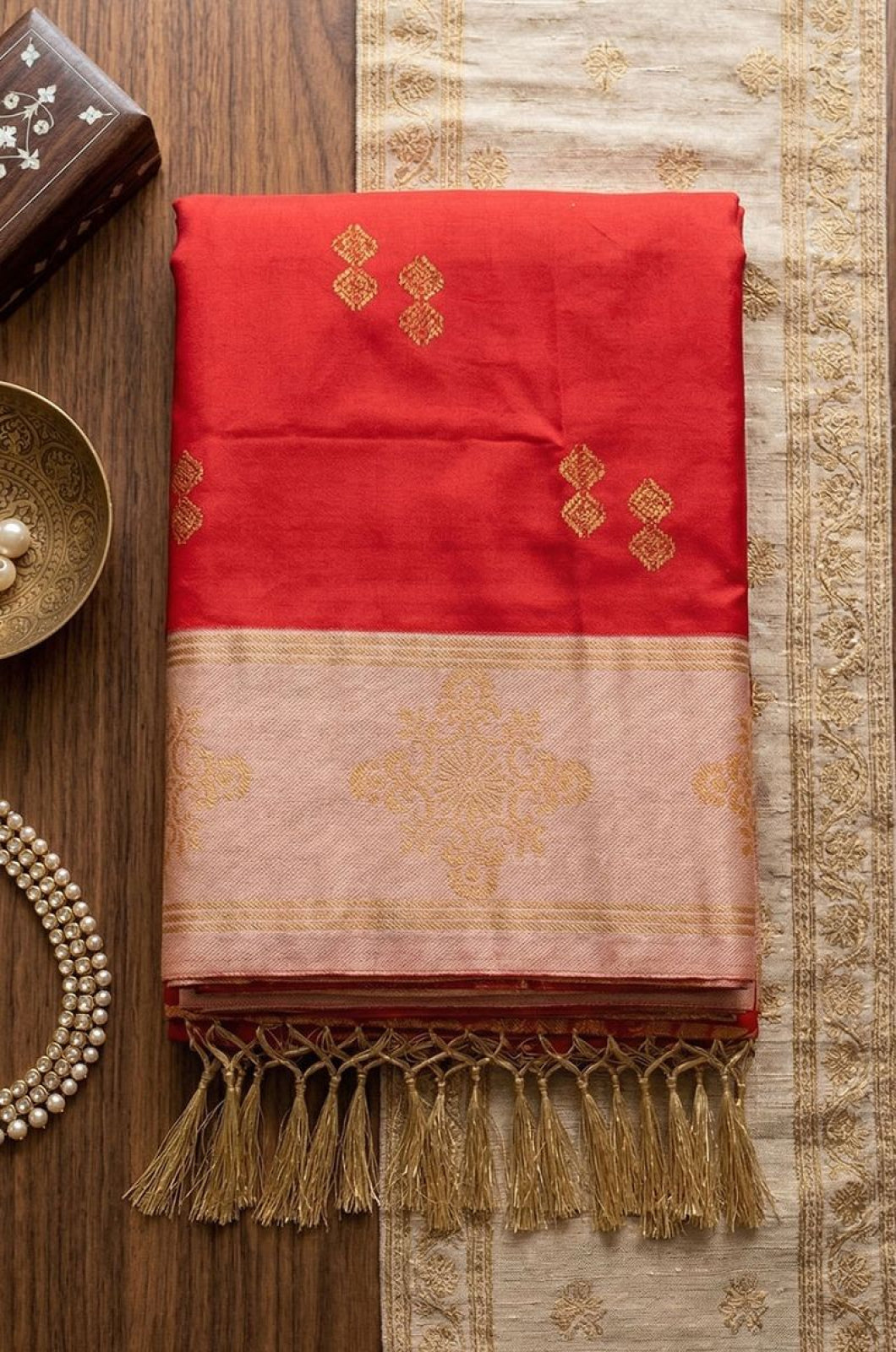 Red Silk Sarees - SFAST20805