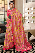 Yellow Silk Sarees - SFSA575004