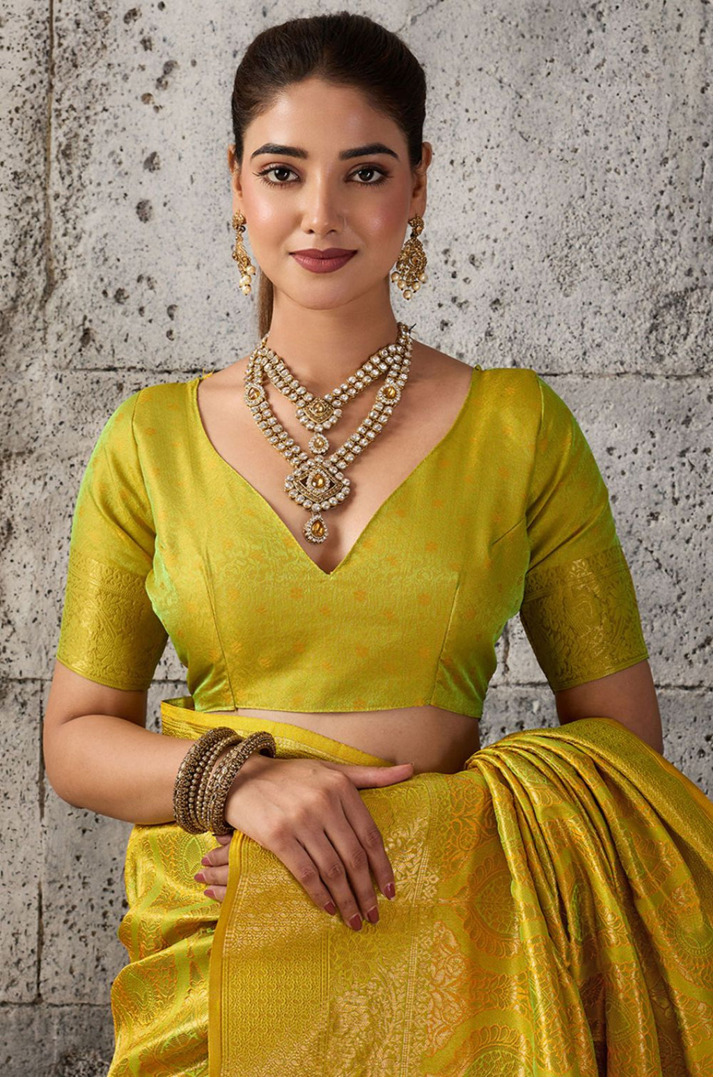 Green Kanjivaram Sarees - SFAST21501
