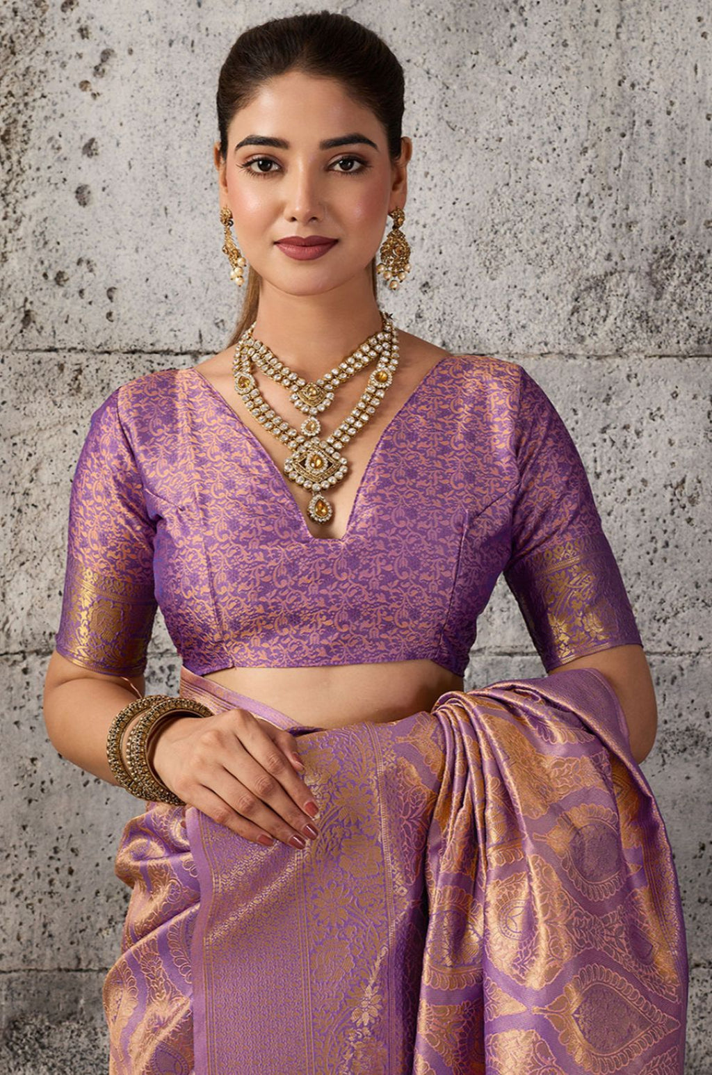 Purple Kanjivaram Sarees - SFAST21504