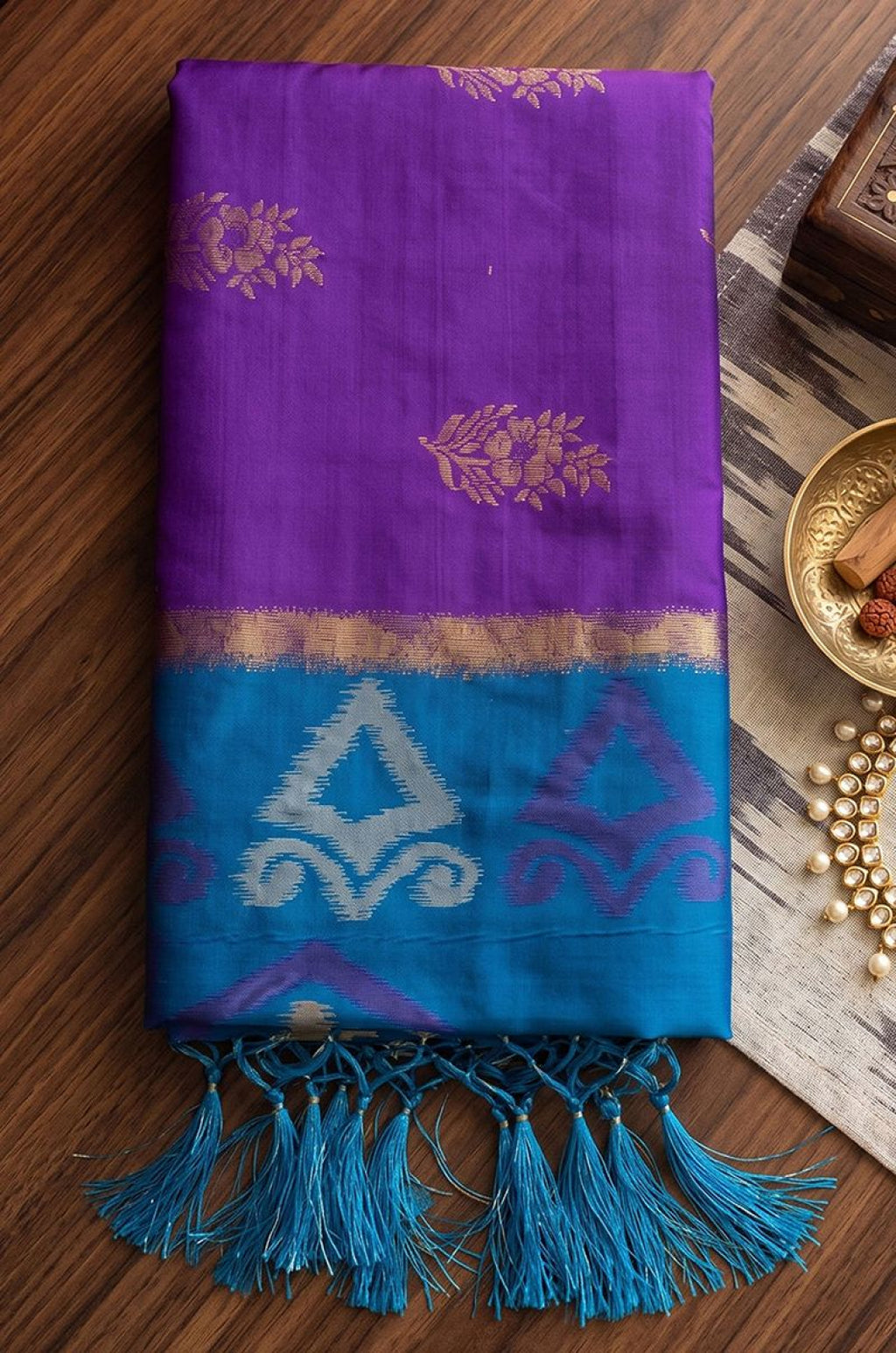 Purple Silk Sarees - SFAST22202