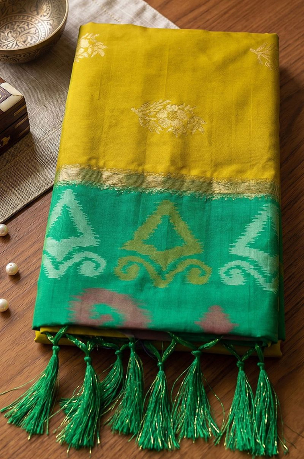 Green Silk Sarees - SFAST22205