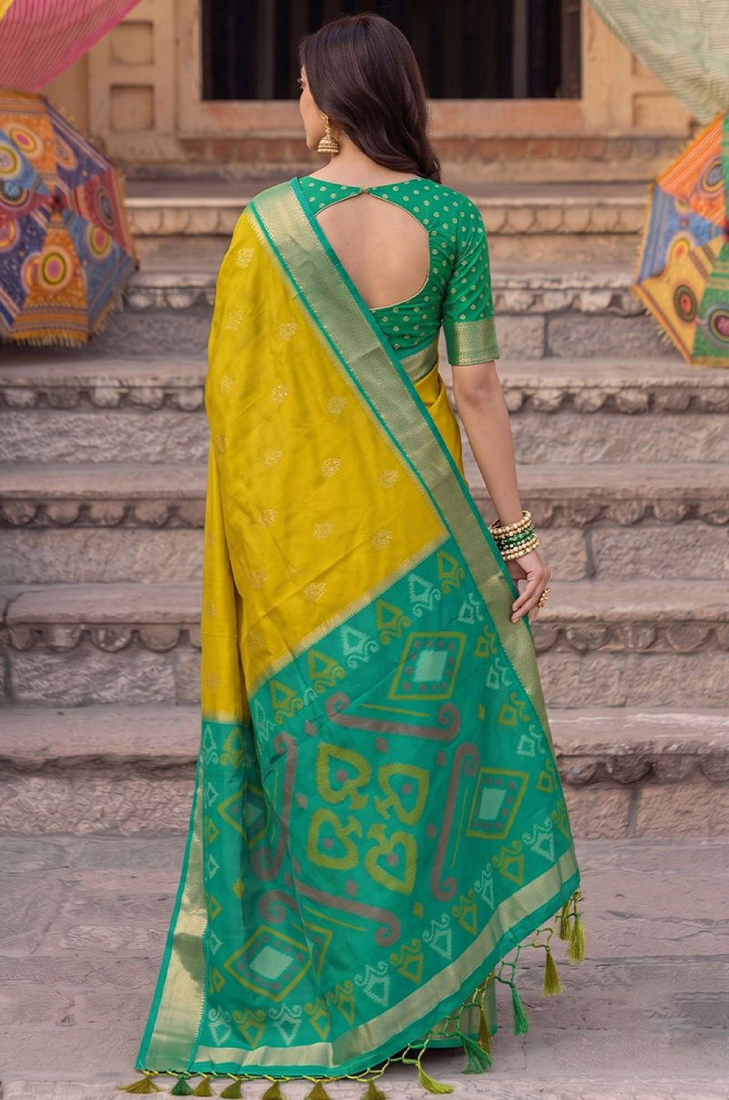 Green Silk Sarees - SFAST22205