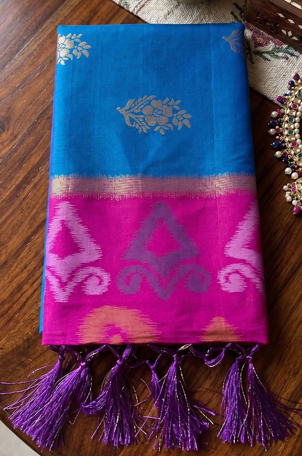 Blue Silk Sarees - SFAST22206