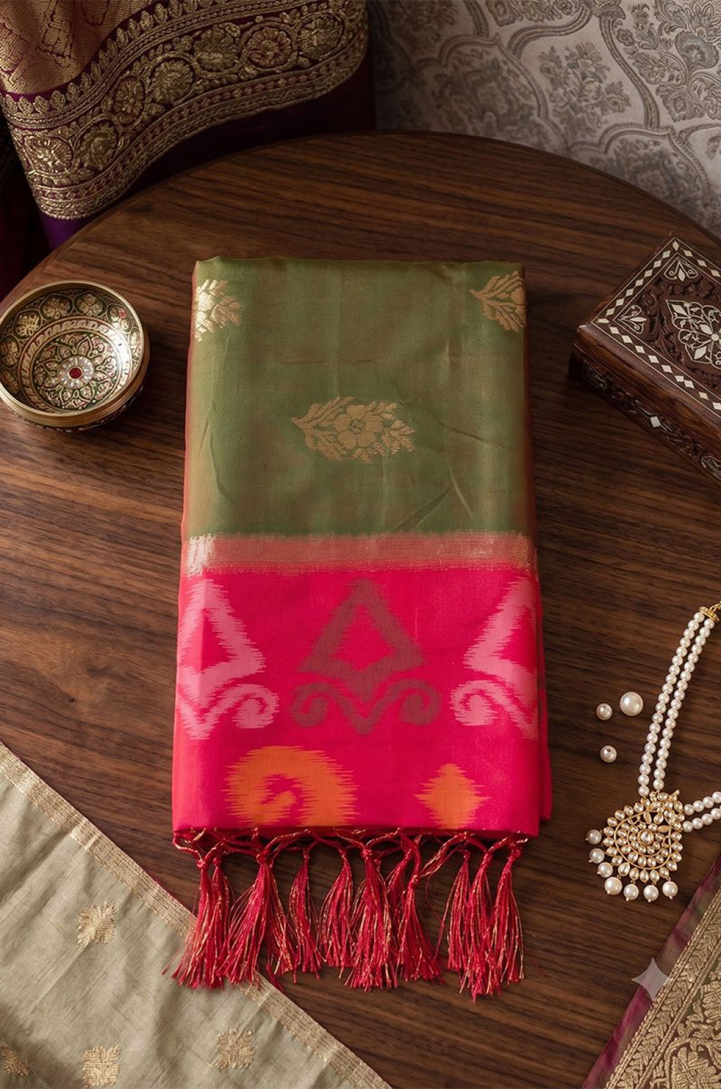 Green Silk Sarees - SFAST22207