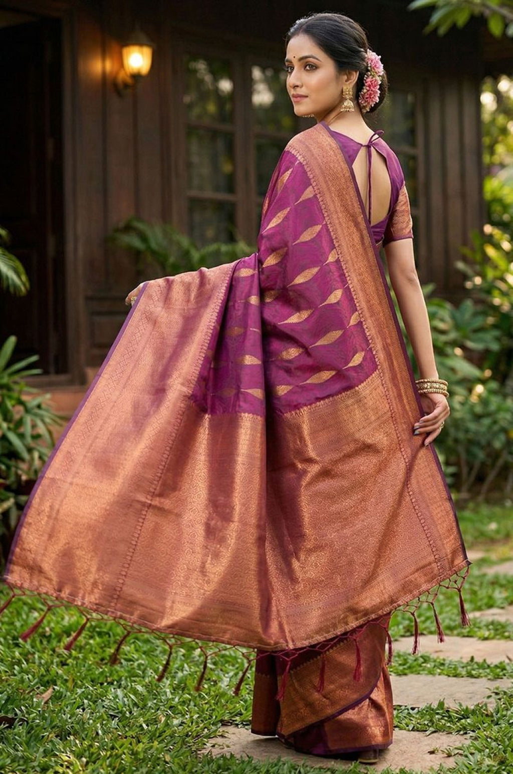 Magenta Silk Sarees - SFAST20602