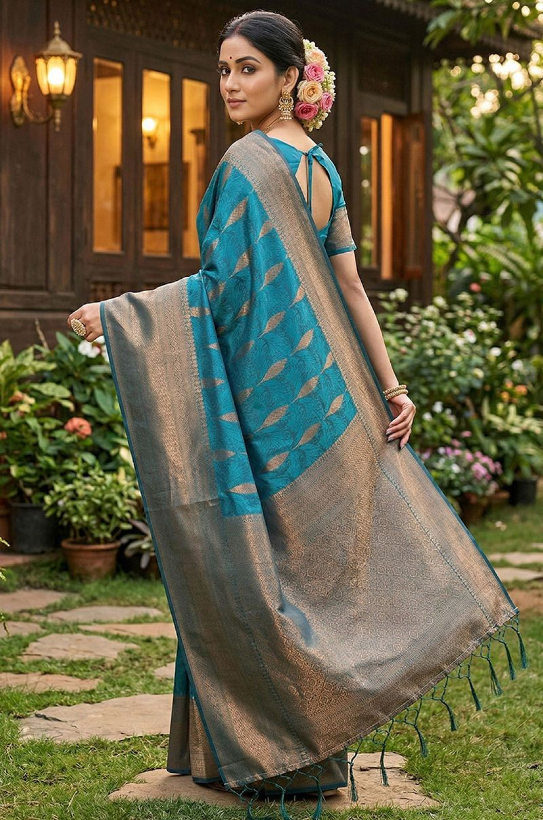 Blue Silk Sarees - SFAST20603