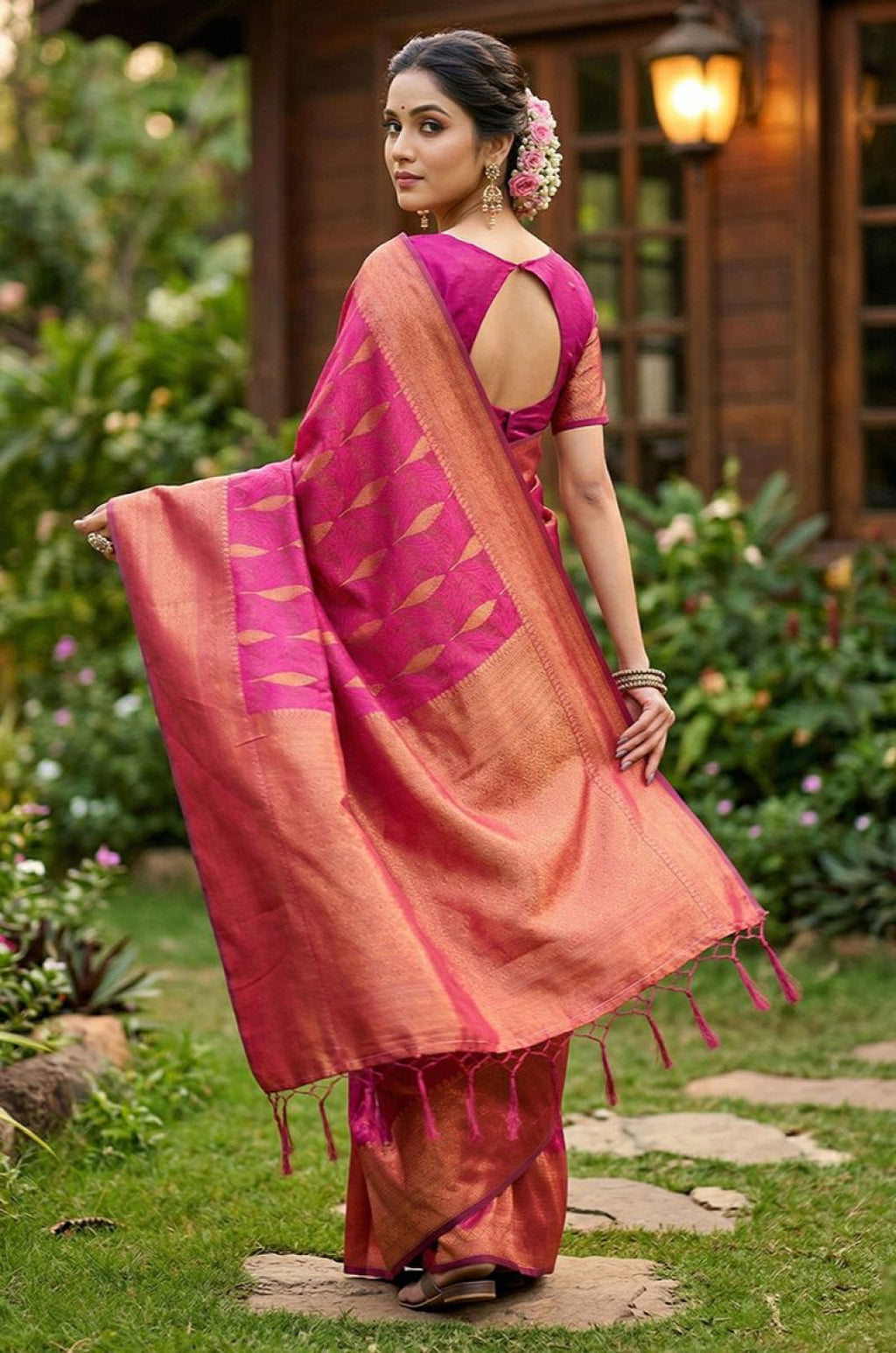 Pink Silk Sarees - SFAST20605