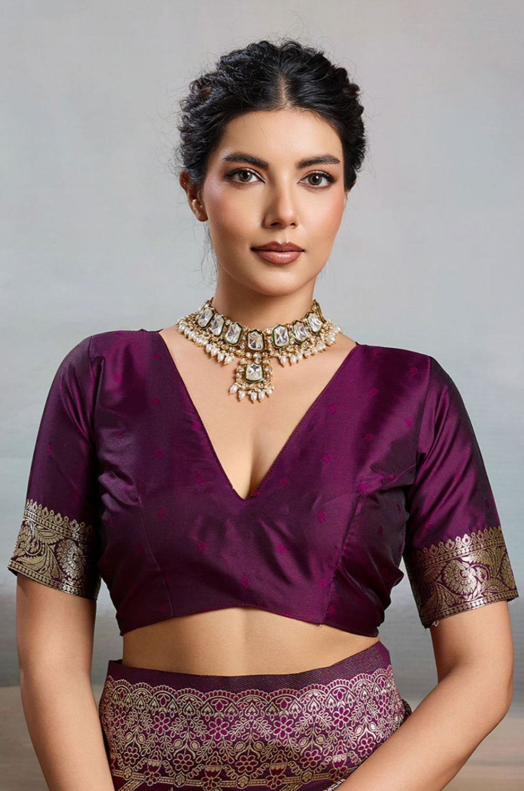 Magenta Silk Sarees - SFAST20304