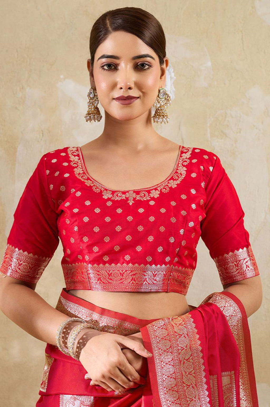 Red Silk Sarees - SFAST20904