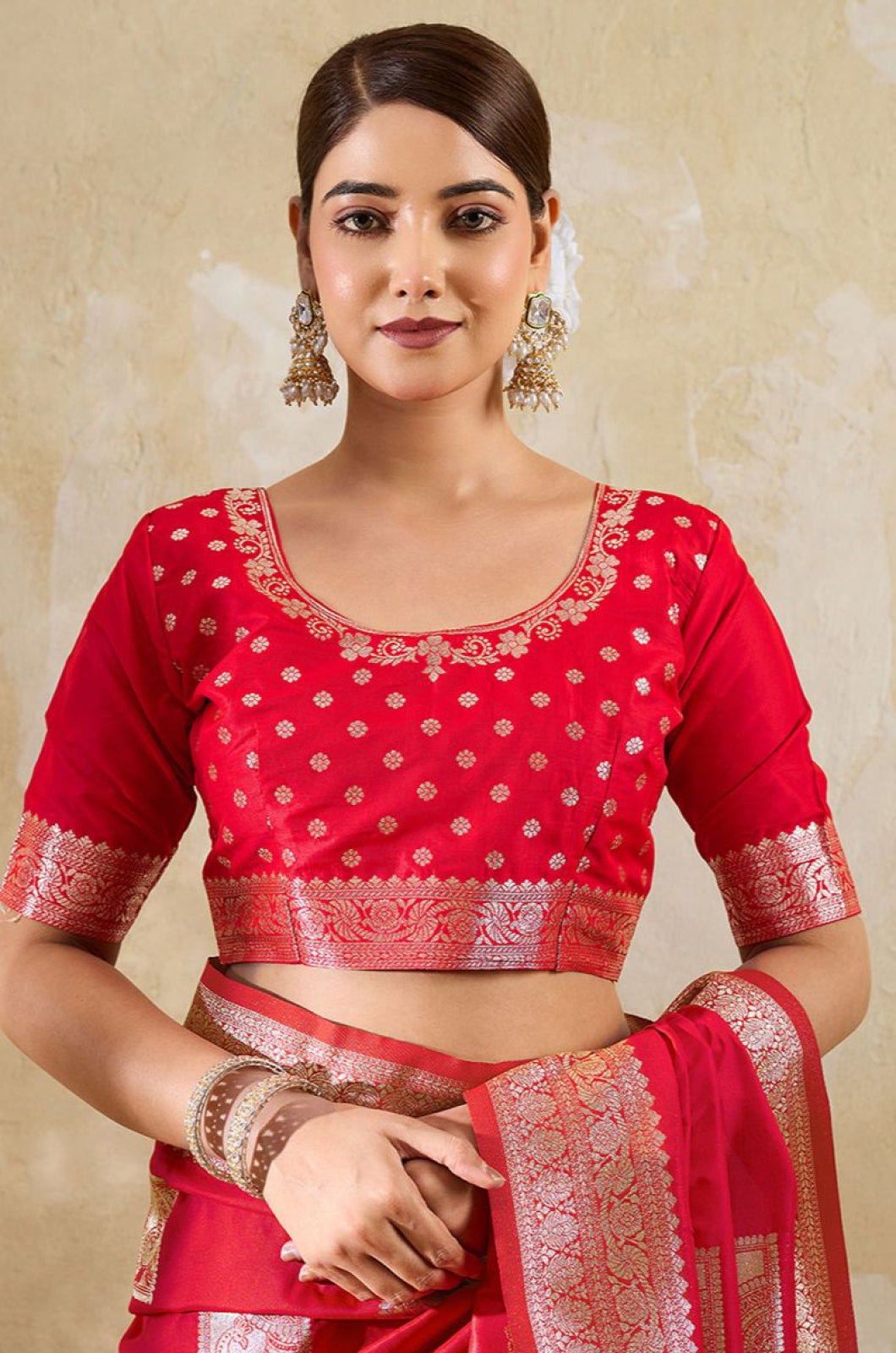 Red Silk Sarees - SFAST20904