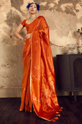 Orange Silk Sarees - SFSJDN44201