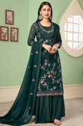 Green Georgette Salwar Kameez - SFSA358812