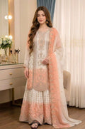 White Georgette Salwar Kameez - SFFK39803R