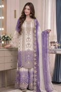 White Georgette Salwar Kameez - SFFK39802R