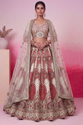 White Silk Lehenga Choli - SFANJ3466
