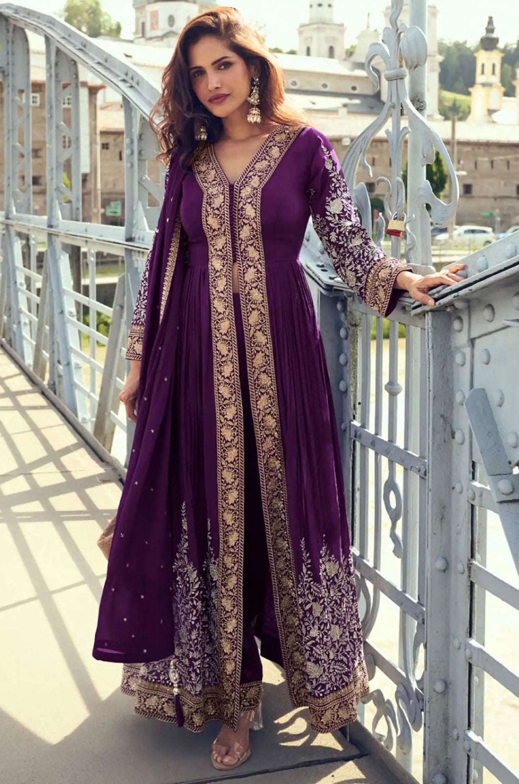 Purple Other Salwar Kameez - SFSMT57102R