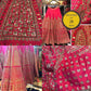 Pink Bridal Lehenga Choli Set In Net Silk  INS901 - Siya Fashions