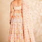 Peach Handwork Designer Bridal Georgette Lehenga SFARY13201 - Siya Fashions