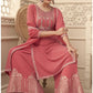 Enticing Pink Party Sharara Palazzo Kameez Swarovski Work FYYS71103 - Siya Fashions