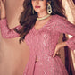 Pink Bridesmaid Georgette Full Top Lehenga Kameez Suit SFSA279503 - Siya Fashions