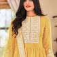 Yellow Wedding Party Palazzo Suit In Georgette SFFZ105731 - Siya Fashions