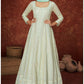 Blue Long Wedding Anarkali Gown In Georgette SFYS78203 - Siya Fashions