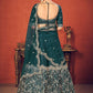 Blue Silk Lehenga Choli Set In Sequin Embroidery Work SFKHU11003 - Siya Fashions