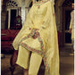 Yellow Haldi Georgette Palazzo Party Suit SFYS79402 - Siya Fashions