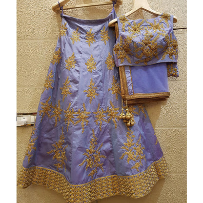Clients Diary Silk Lehenga Choli In Lavender SFC120 - Siya Fashions