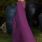 Preet Rakish Purple Designer Pleated Saree SFCAM569 - Siya Fashions