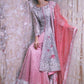 Bridal Wedding Lehenga Set Pink Silver With Hand Embroidery Work INS432 - Siya Fashions