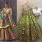 Xeeshan Ali Inspired Bridal Lehenga Choli In Yellow Green SFSHR098 - Siya Fashions