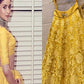 Yellow Bridal Haldi Wedding Lehenga Set SIYAINS309SD - Siya Fashions