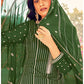 Green Indian Pakistani Sangeet Palazzo Sharara Suit In Georgette SFPRM8804