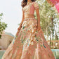 Ivory Beige Maharani Silk Bridal Lehenga Choli EXSA280704 - Siya Fashions