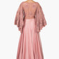 Bell Sleeves Style Satin Pink Lehenga Set SIYAEXL49 - Siya Fashions
