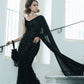 Black Partywear Sequin Saree Satin Blouse SF778BOL - Siya Fashions