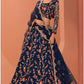 Blue Embroidery Net Designer Lehenga Set SFSA285704 - Siya Fashions
