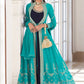 Blue Georgette Anarkali Long Suit With Jacket SFYS77900 - Siya Fashions