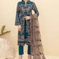 Blue Indian Pakistan Sangeet Salwar Kameez Pant SFPRF163101 - Siya Fashions