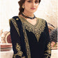 Blue Sangeet Indian Palazzo Salwar Pant SFSA288301 - Siya Fashions