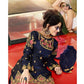 Blue Wedding Party Palazzo Sharara Suit In Satin SFNPV5402R - Siya Fashions