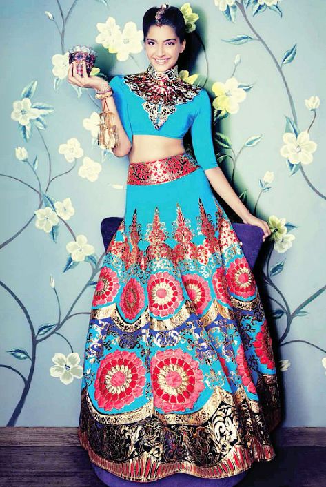 Bollywood Bridesmaid Lehenga Auqa Lehenga SFINS4432 - Siya Fashions