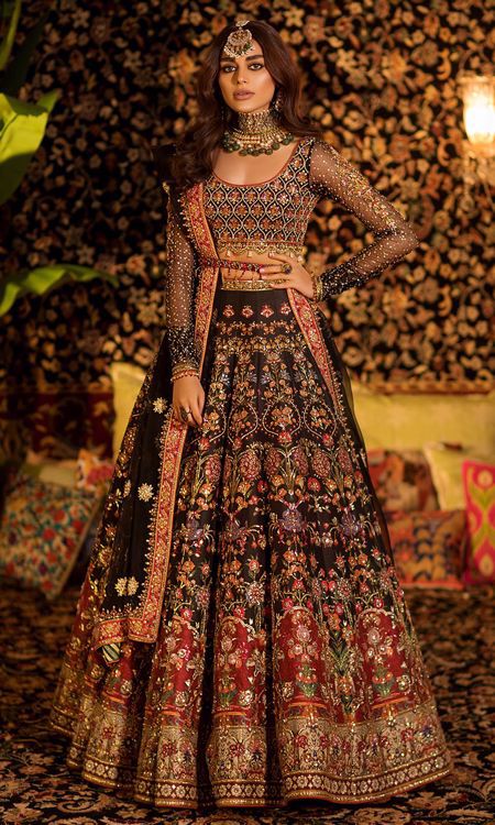 Bridal Indian Pakistani Wedding Haute Couture Style SIYA44INSP - Siya Fashions