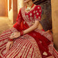 Bridal Wedding Pure Velvet Red Color Lehenga Choli SYD21575 - Siya Fashions