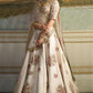 Bridal White Pure Sequin Silk Lehenga Gown SFINSB79 - Siya Fashions